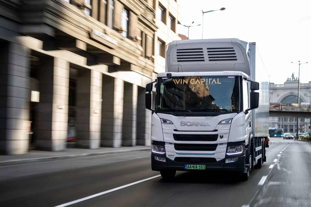 primul camion electric Scania Ungaria 4