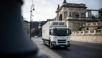 Scania a livrat primul camion electric în Ungaria