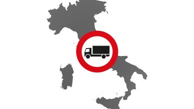 Italia: 5 zile de restricții pentru camioane de Paștele Catolic