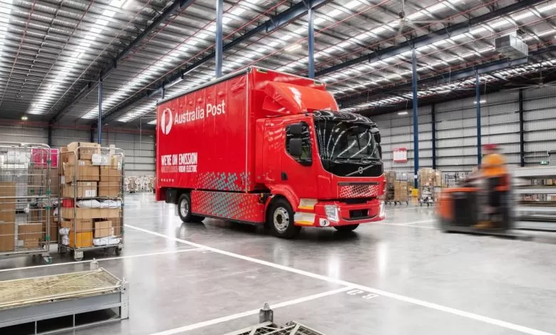 Austrialia Post va testa timp de 6 luni un camion Volvo FL Electric