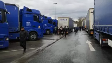 greva soferilor din țări terțe în Germania