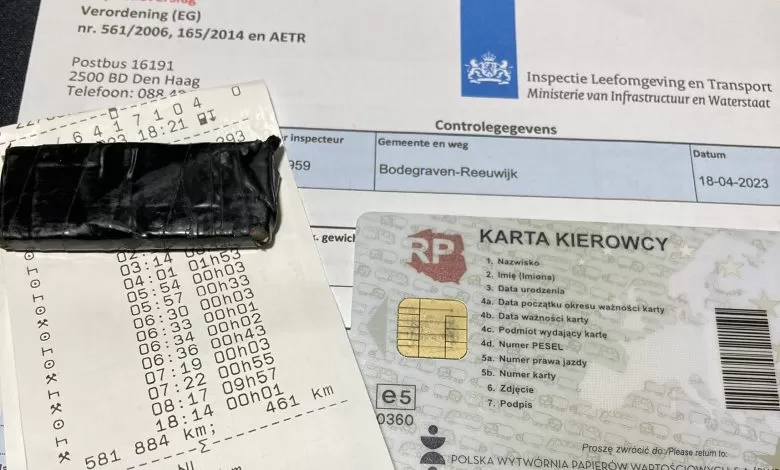 Prins în timp ce monta un magnet pentru a frauda tahograful