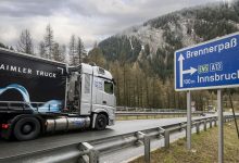 Până în 2040, transportul de marfă pe ruta Brenner se va face preponderent cu camioane