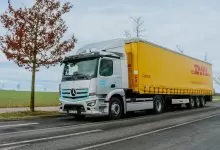 DHL Freight testează autotractorul Mercedes-Benz eActros