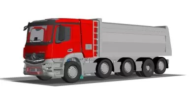 Mercedes-Benz eActros ajunge la 5 axe și 49 de tone