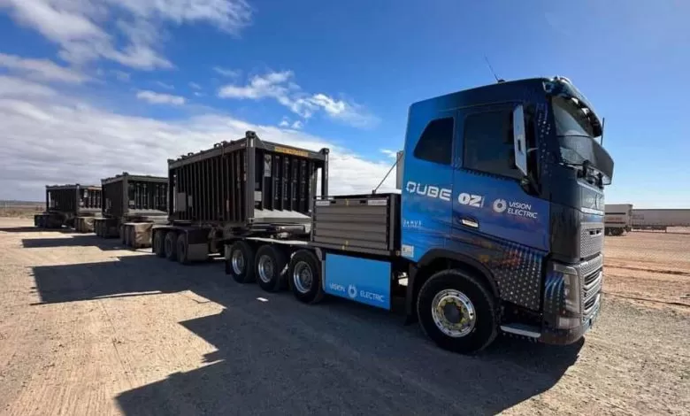 Camion electric de 170 de tone, în Australia
