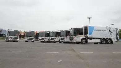 Prima flotă de autogunoiere electrice Mercedes-Benz eEconic