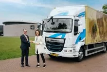 DAF a donat un camion LF Electric muzeului Van Gogh