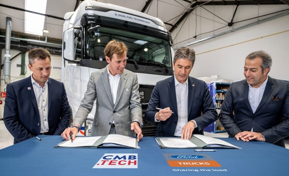 CMB.TECH și Ford Trucks, parteneriat pentru camioane duale diesel-hidrogen