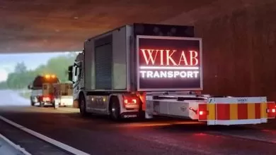 Scania L cu City Door pentru protecția lucrărilor rutiere