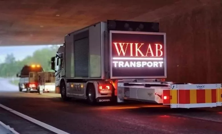 Scania L cu City Door pentru protecția lucrărilor rutiere