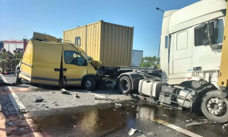 camioane accident Polonia