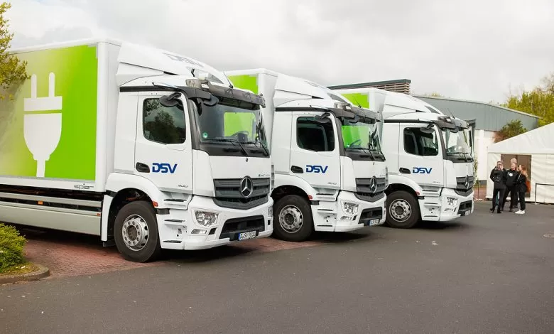 DSV utilizează camioane electrice în operațiunile de distribuție