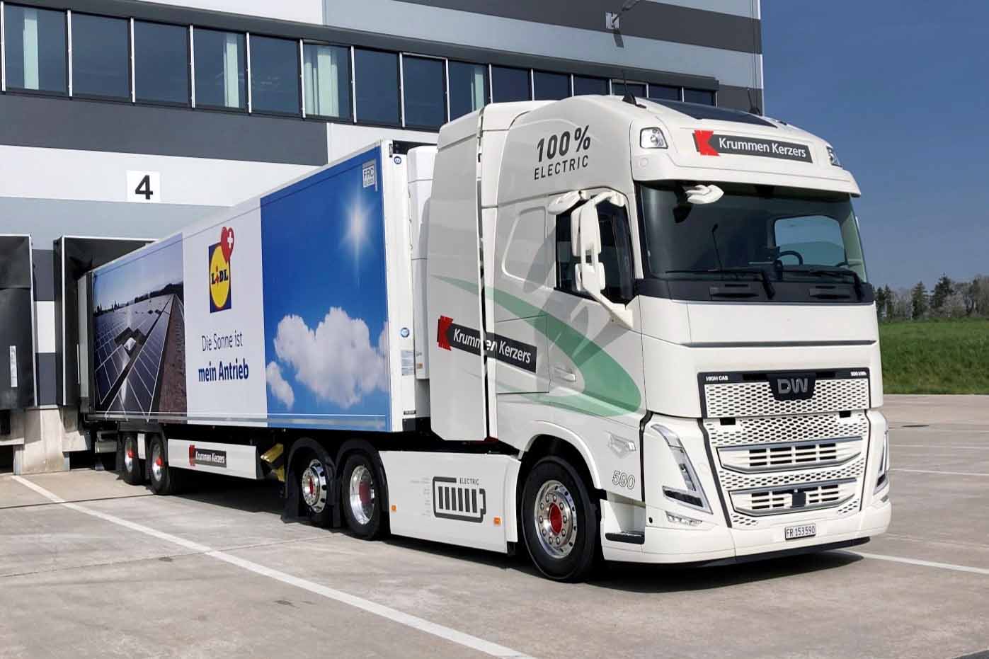 Lidl Elveția a integrat un camion electric Designwerk în flota sa