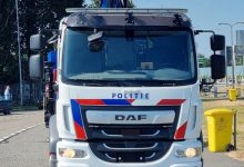 Olanda: Patrulă de poliție într-un camion marcat