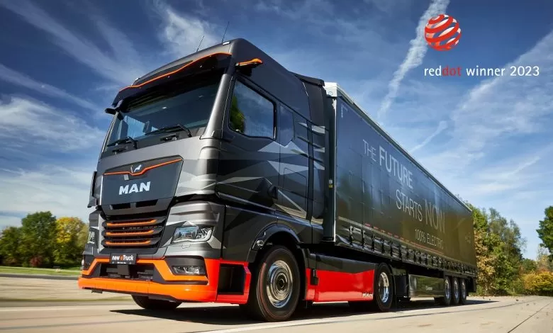 MAN eTruck a câștigat Red Dot Design Award 2023