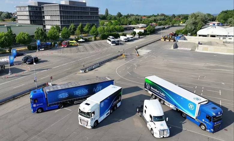 ZF a prezentat noua axă electrificată AxTrax 2 în Europa