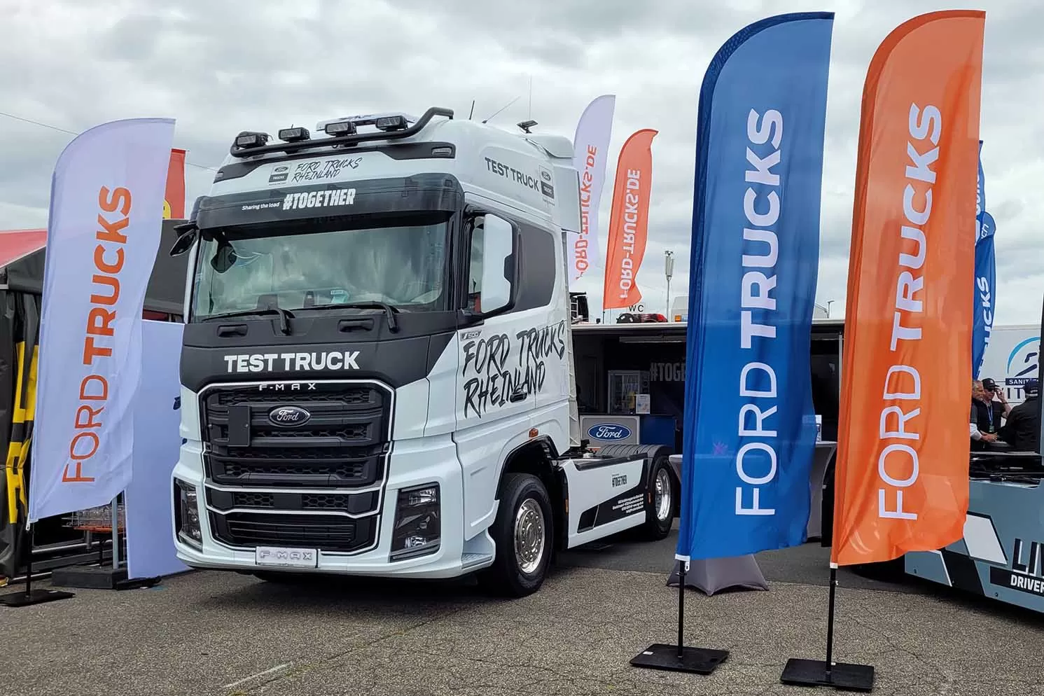 Ford Trucks prezent pentru a doua oară la Nürburgring 4 20230713 F MAX Luxus FTRheinland