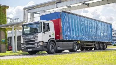 Primul cap tractor electric Scania 25 P