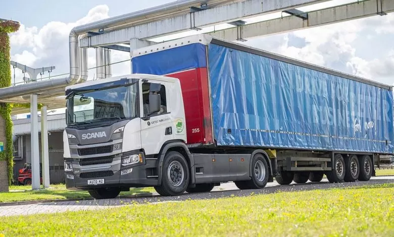 Primul cap tractor electric Scania 25 P