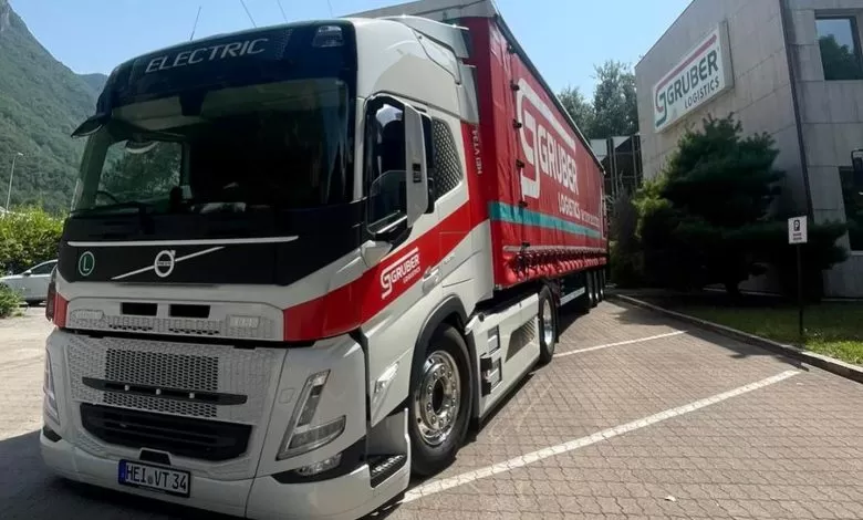 Gruber Logistics a început să utilizeze camioane electrice pe coridorul Brenner