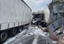 Trei camioane implicate întru grav accident pe A3, în Germania