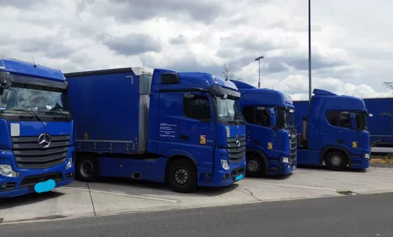 Greva șoferilor de camion în parcarea Gräfenhausen continuă