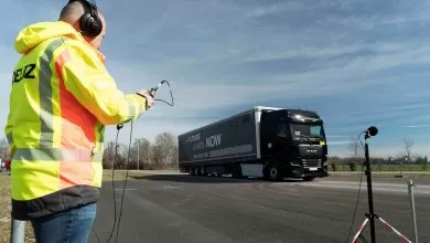 Un camion electric este de două ori mai silențios ca unul diesel