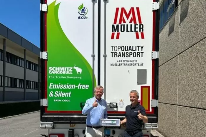 Prima semiremorcă frigorifică electrică S.KOe COOL livrată în Austria
