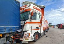 Accident grav cu cinci camioane implicate pe A2 în Germania