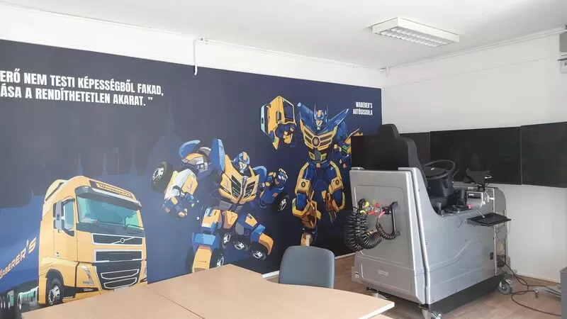 Șoferii Waberer's se antrenează pe simulator