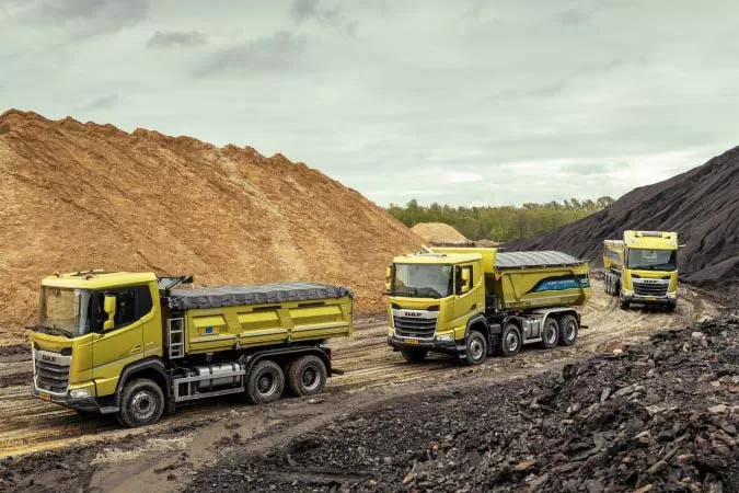 DAF XDC și XFC camioane construcții
