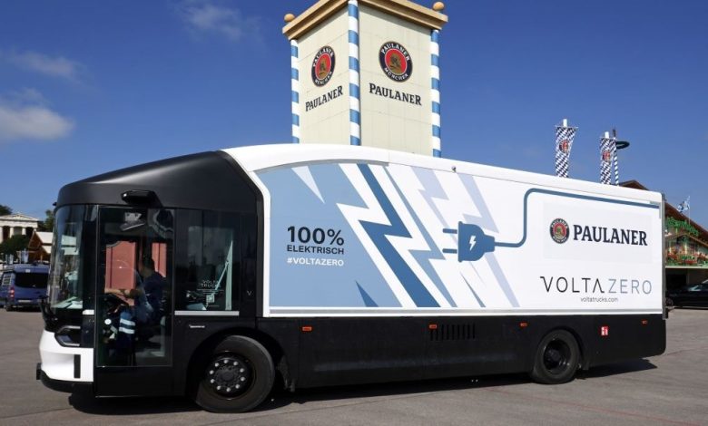 Paulaner folosește camionul electric Volta Zero pentru livrări la Oktoberfest