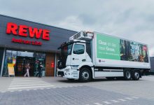 REWE utilizează camioane electrice pentru livrări în regiunea Berlin