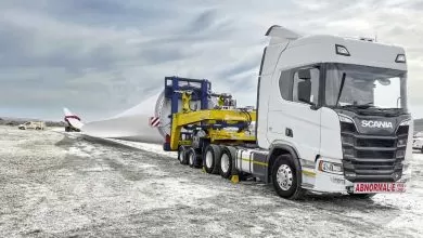 Vanguard utilizează SCHEUERLE RBTS pentru transportul palelor lungi