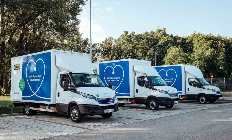 IKEA Austria face livrări pe ultimul kilometru cu autoutilitare pe hidrogen