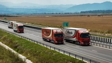 22 de camioane DAF pentru Wheels Spedition