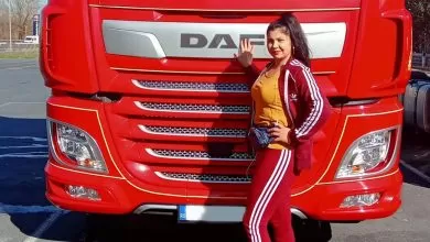 Andreea Ailoaie, o șoferiță de camion determinată și curajoasă