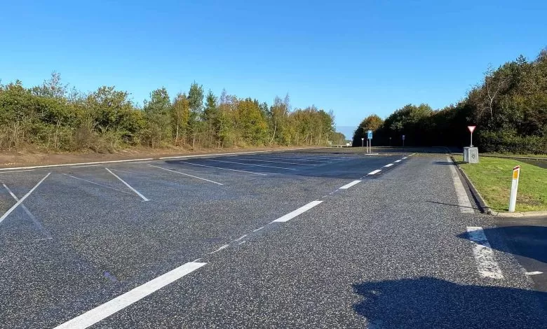 Noi locuri de parcare pentru camioane pe E45 în Danemarca