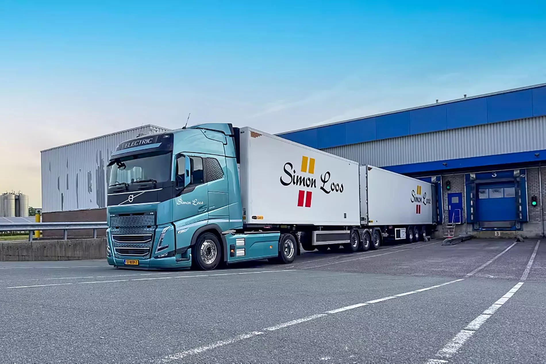Flota de camioane electrice Simon Loos a parcurs peste 3 milioane de kilometri 4 primul test cu Volvo FH Electric, cu o greutate totală maximă admisă de 50 de tone