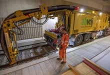 Actros aspirator va curăța tuneluri de cale ferată în Olanda și Belgia