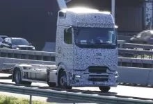 Noul Actros diesel, în teste cu noua cabină ProCabin