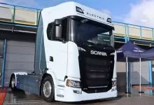 Primul cap tractor electric Scania a plecat în turul Europei