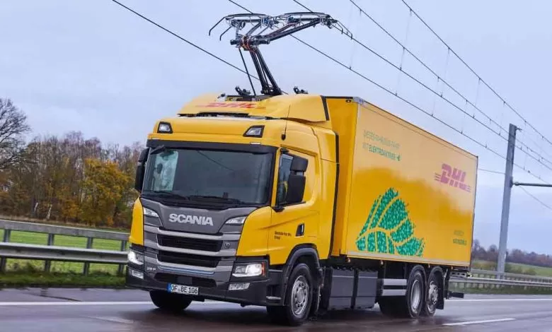 Deutsche Post testează un camion electric cu pantograf