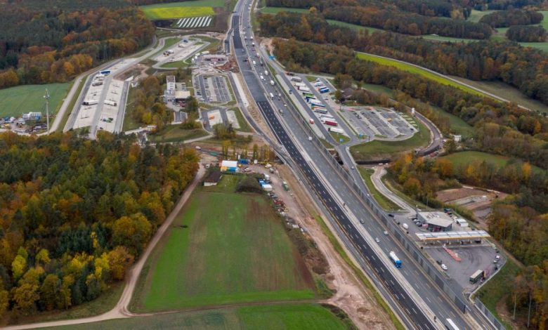 Germania: Cea mai mare parcare de camioane din nordul Bavariei