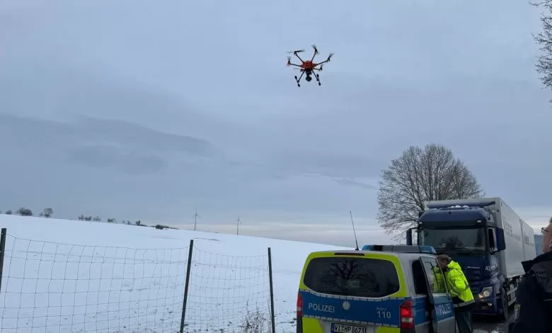 Germania: Drone folosite pentru a găsi gheață pe camioane