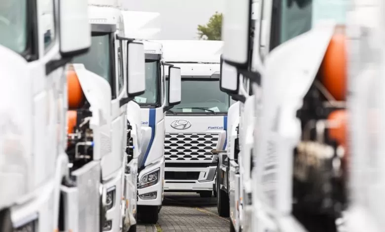 hylane cumpără încă 32 de camioane cu hidrogen Hyundai