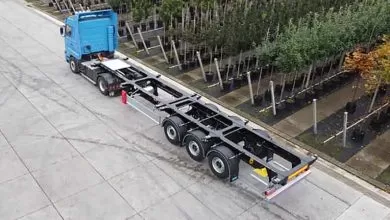 D-TEC a dezvoltat un șasiu portcontainer pentru distanțe scurte