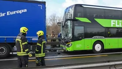 Germania: Patru persoane rănite în urma unui accident de autocar