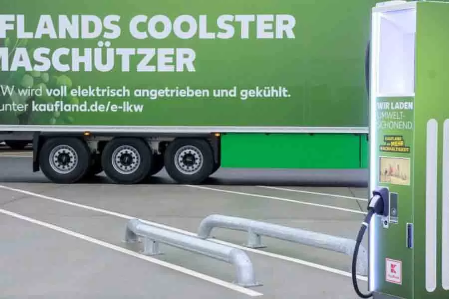 Germania: Kaufland a inaugurat un hub de încărcare pentru camioane electrice